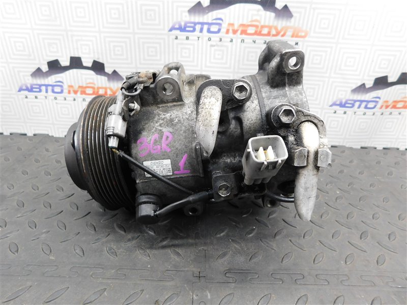 Компрессор кондиционера TOYOTA MARK X GRX120 4GR-FSE (б/у)