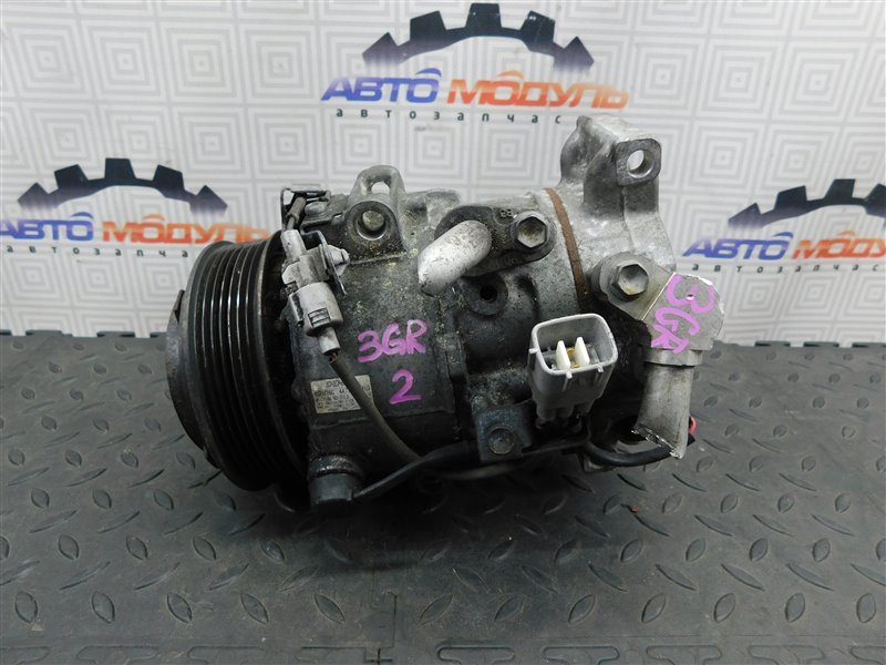 Компрессор кондиционера TOYOTA MARK X GRX121 3GR-FSE (б/у)