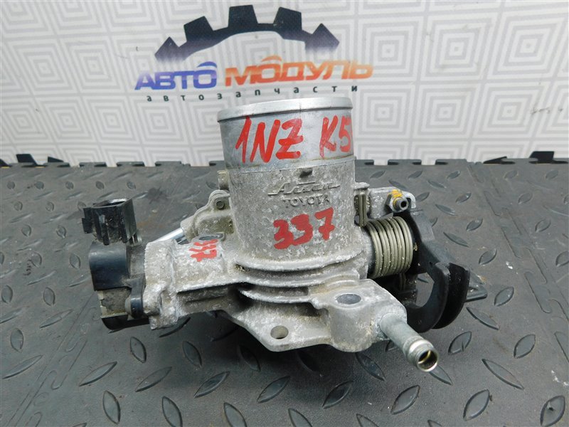 Дроссельная заслонка TOYOTA RAUM NCZ20-0141283 1NZ-FE 2010 (б/у)