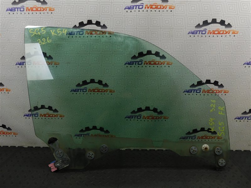 Стекло двери SUBARU FORESTER SG5-074532 EJ202 2004 переднее правое (б/у)