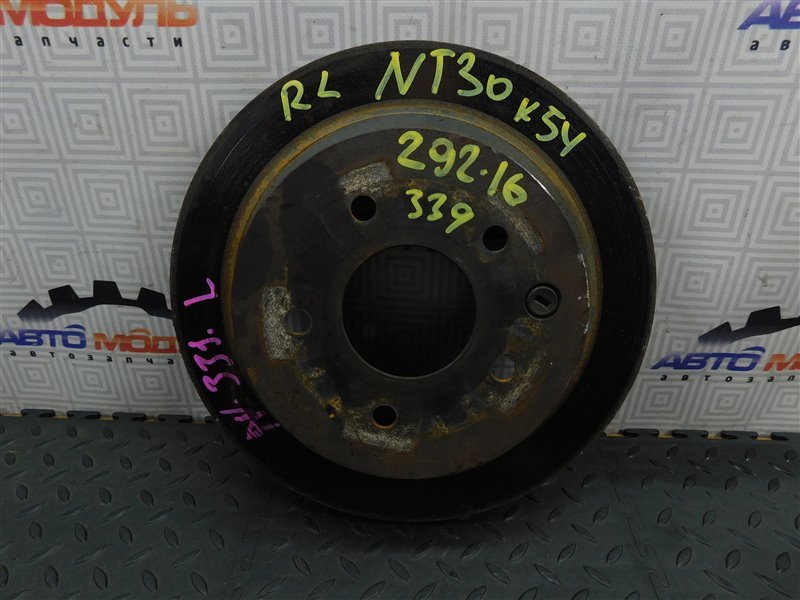 Диск тормозной NISSAN X-TRAIL NT30-046544 QR20-DE 2002 задний (б/у)