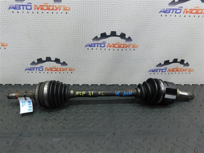Привод TOYOTA BB NCP31 1NZ-FE передний левый (б/у)