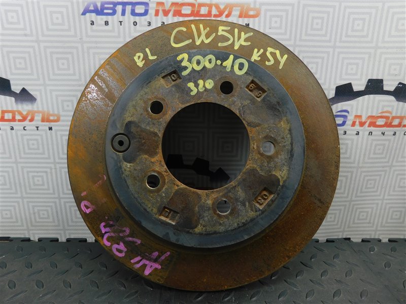 Диск тормозной MITSUBISHI OUTLANDER CW5W-0027661 4B12 2006 задний (б/у)