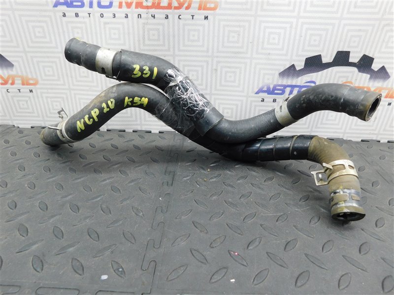 Патрубок радиатора печки TOYOTA FUNCARGO NCP20-0223300 2NZ-FE 2002 (б/у)