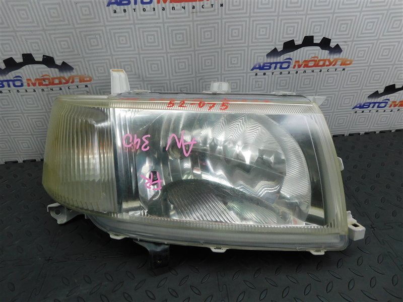 Фара TOYOTA PROBOX NCP58-0063949 1NZ-FE 2008 передняя правая (б/у)