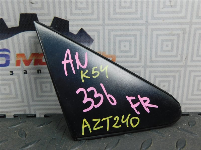 Уголок крыла TOYOTA ALLION AZT240-0002752 1AZ-FSE 2002 передний правый (б/у)