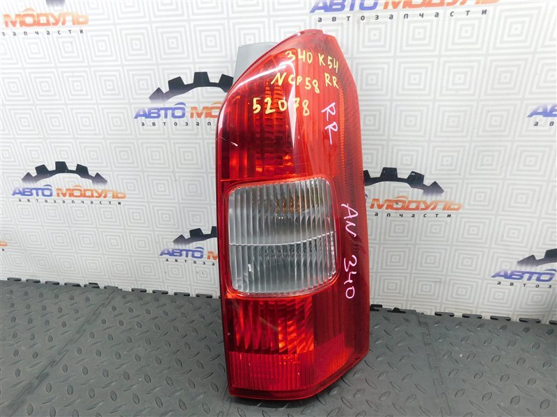 Стоп TOYOTA PROBOX NCP58-0063949 1NZ-FE 2008 задний правый (б/у)