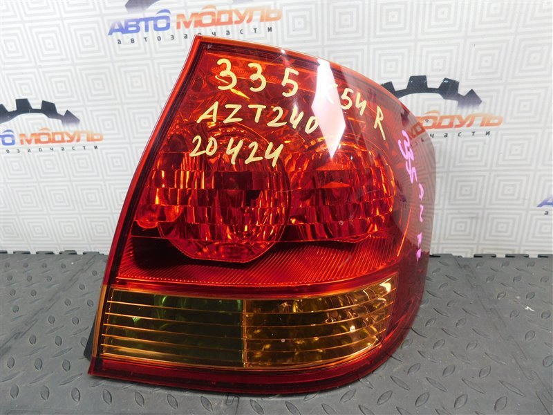 Стоп TOYOTA ALLION AZT240-0010323 1AZ-FSE 2002 задний правый (б/у)