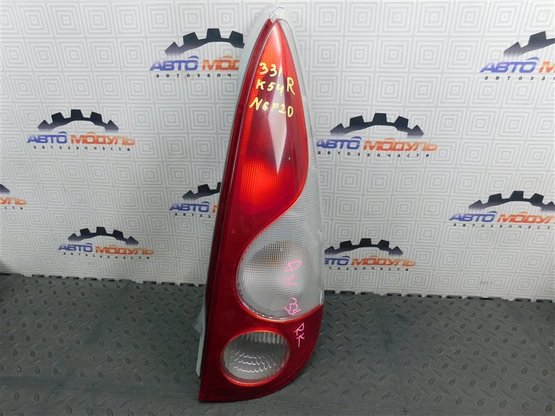 Стоп TOYOTA FUNCARGO NCP20-0223300 2NZ-FE 2002 задний правый (б/у)