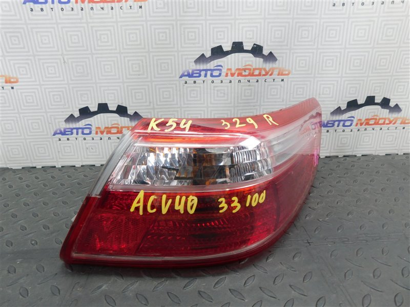Стоп TOYOTA CAMRY ACV40-3185587 2AZ-FE 2008 задний правый (б/у)