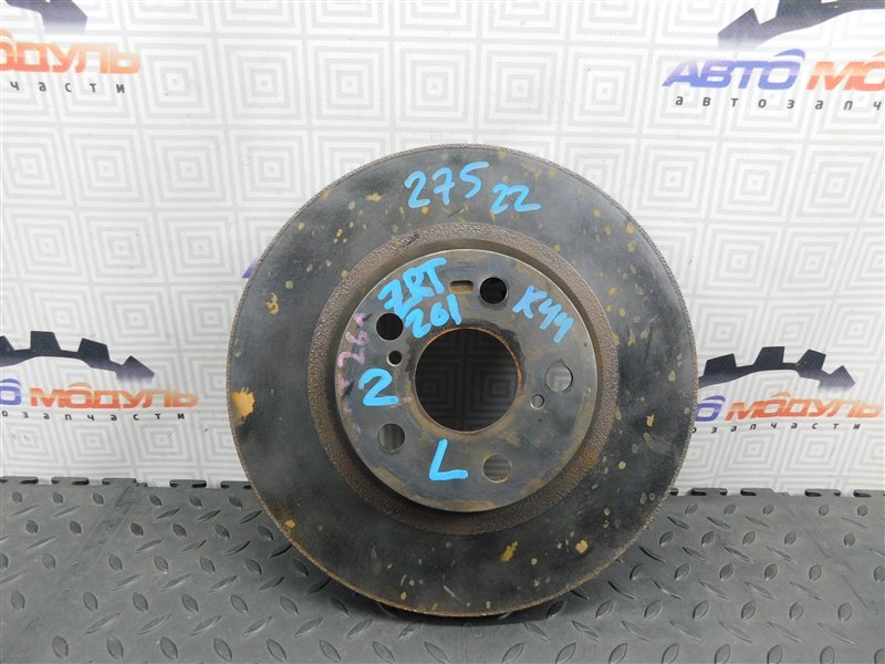 Диск тормозной TOYOTA ALLION ZRT261-3019650 3ZR-FAE 2011 передний (б/у)