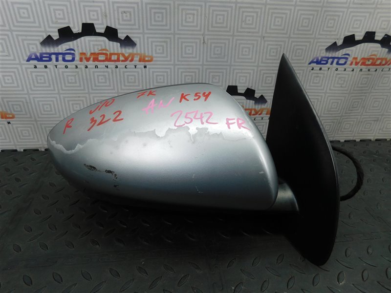 Зеркало NISSAN DUALIS J10-052542 MR20-DE 2007 правое (б/у)