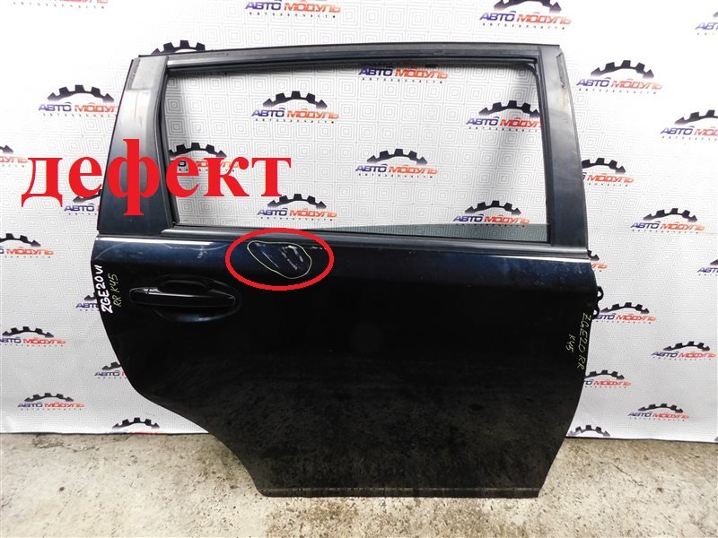 Дверь TOYOTA WISH ZGE20 2ZR-FAE задняя правая (б/у)