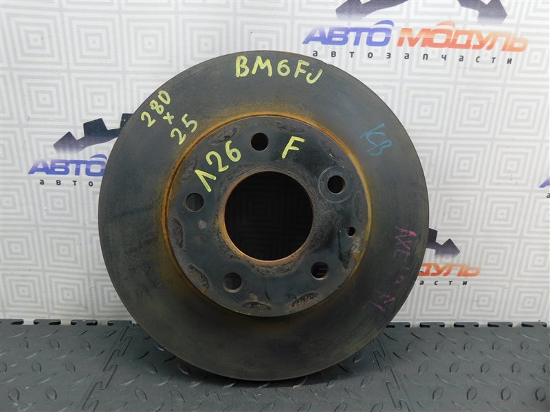 Диск тормозной MAZDA AXELA BM6FJ передний (б/у)