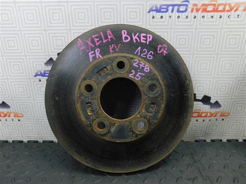 Диск тормозной MAZDA AXELA BKEP передний (б/у)