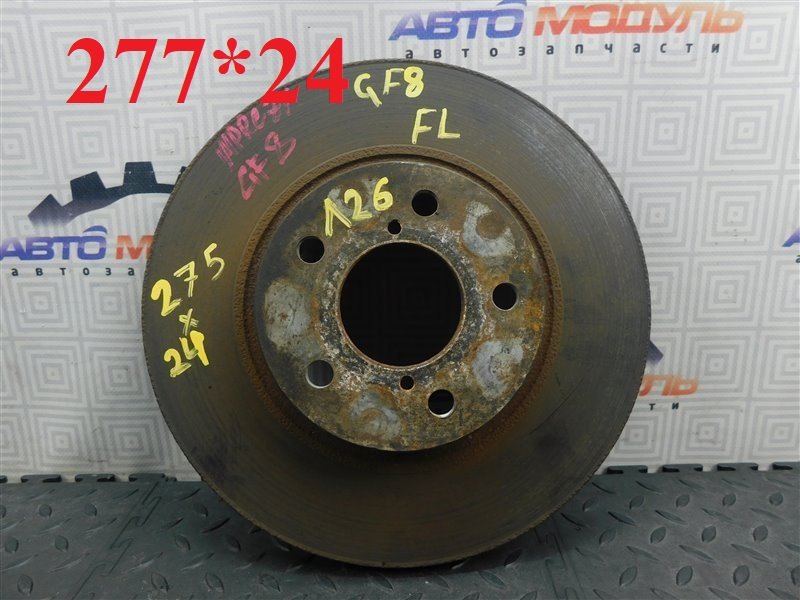 Диск тормозной SUBARU IMPREZA GF8 передний (б/у)