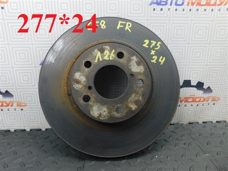 Диск тормозной SUBARU IMPREZA GF8 передний (б/у)