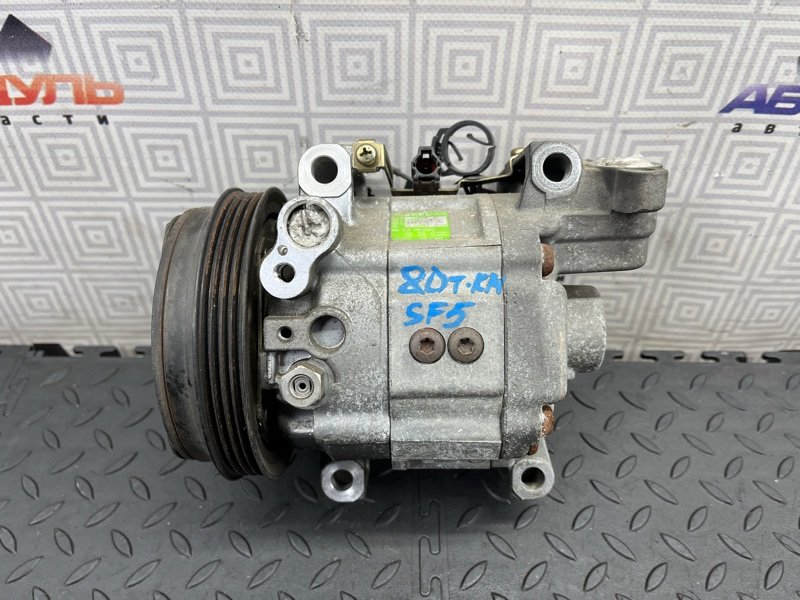 Компрессор кондиционера SUBARU FORESTER SF5 EJ201 (б/у)