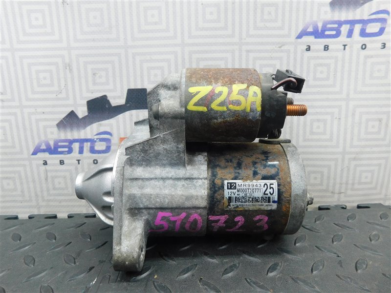 Стартер MITSUBISHI COLT Z25A 4G19 (б/у) Стартер MITSUBISHI COLT Z25A 4G19 (б/у)
