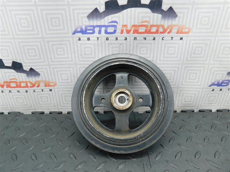 Шкив коленвала TOYOTA RACTIS NCP100 1NZ-FE (б/у) Шкив коленвала TOYOTA RACTIS NCP100 1NZ-FE (б/у)