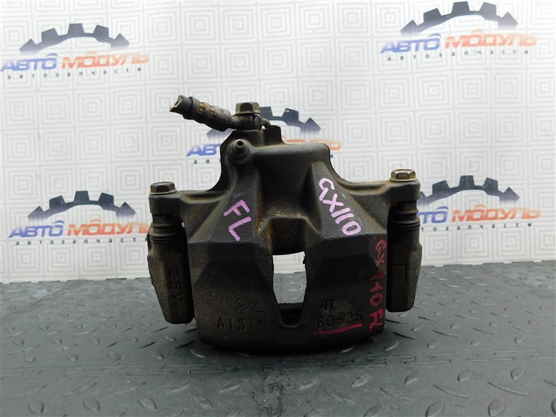 Суппорт TOYOTA MARK II GX110 передний левый (б/у) Суппорт TOYOTA MARK II GX110 передний левый (б/у)