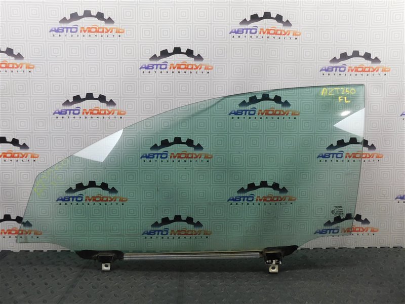 Стекло боковое TOYOTA AVENSIS AZT250 переднее левое (б/у)