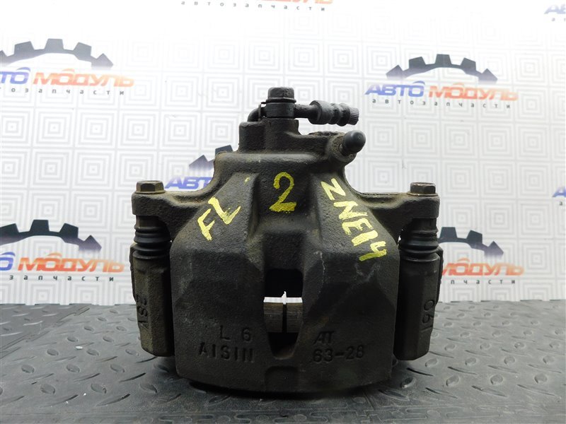 Суппорт TOYOTA WISH ZNE14 передний левый (б/у)