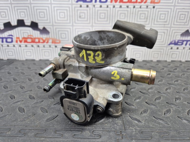 Дроссельная заслонка TOYOTA WISH ZNE10 1ZZ-FE (б/у)