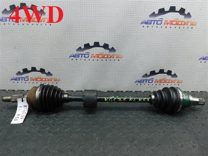 Привод TOYOTA PASSO KGC35 1KR-FE передний левый (б/у)