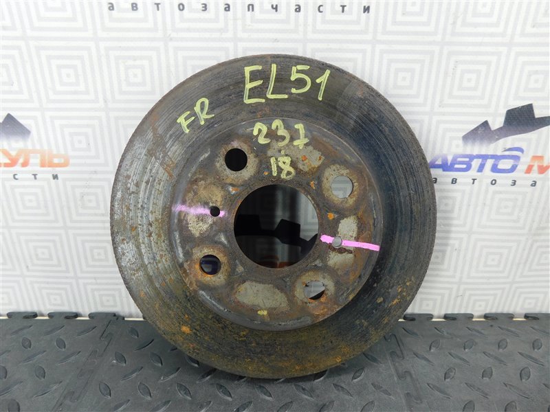 Диск тормозной TOYOTA CORSA EL51 передний (б/у)