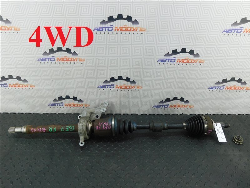 Привод HONDA FIT GE7 L13A передний правый (б/у)