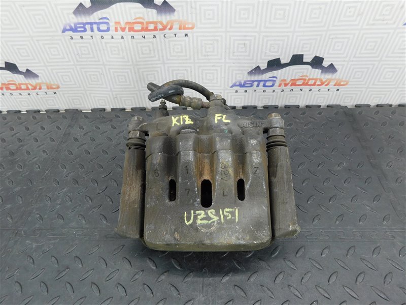 Суппорт TOYOTA CROWN MAJESTA UZS151-0023679 1UZ-FE 1998 передний левый (б/у)