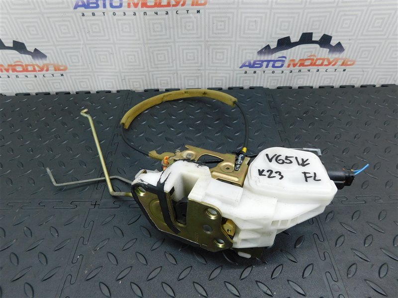 Замок двери MITSUBISHI PAJERO V65W-0002221 6G74 2000 передний левый (б/у)