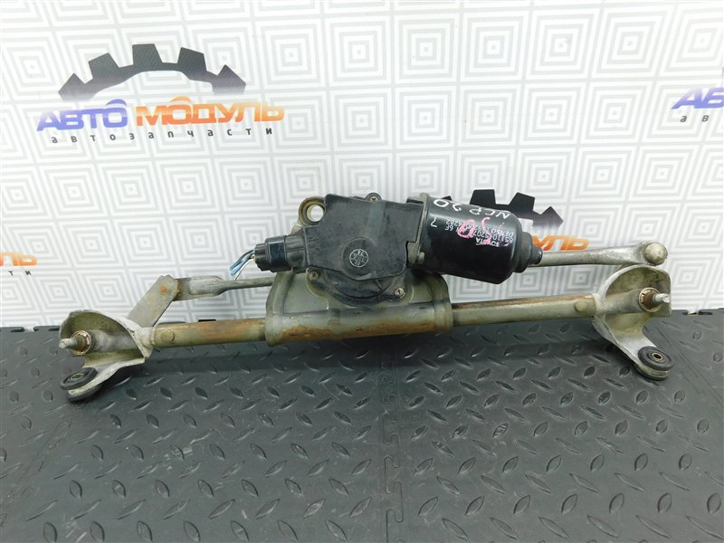 Мотор дворников TOYOTA FUNCARGO NCP20-0350489 2NZ-FE 2004 передний (б/у)