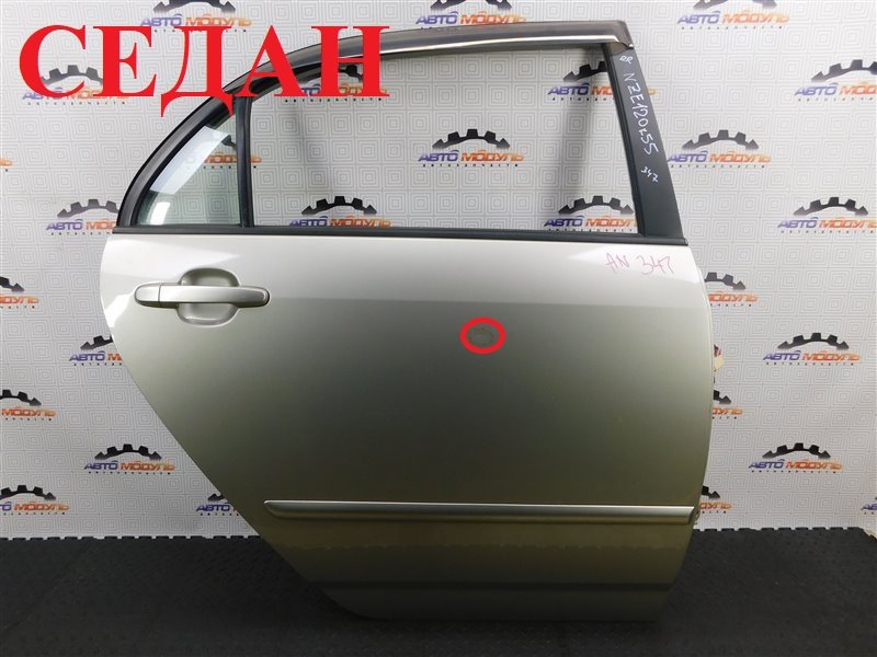 Дверь TOYOTA COROLLA NZE120-3013144 2NZ-FE 2002 задняя правая (б/у)