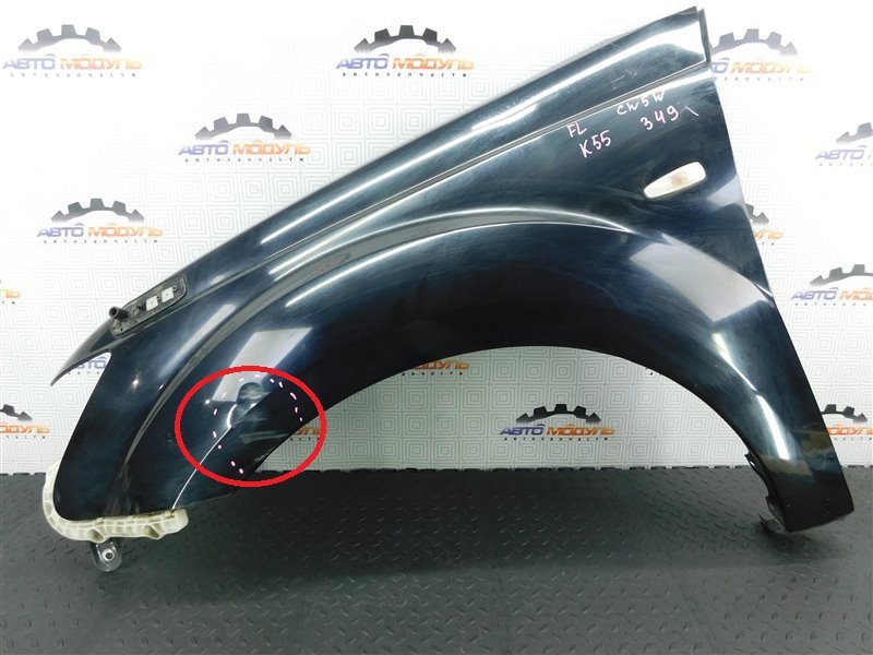 Крыло MITSUBISHI OUTLANDER CW5W-5105055 4B12 2007 переднее левое (б/у)