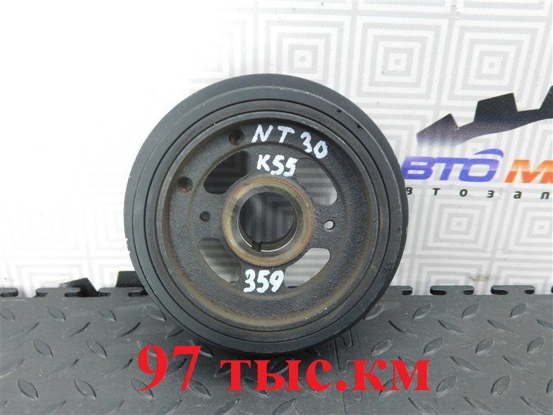 Шкив коленвала NISSAN X-TRAIL NT30-139355 QR20-DE 2004 (б/у)