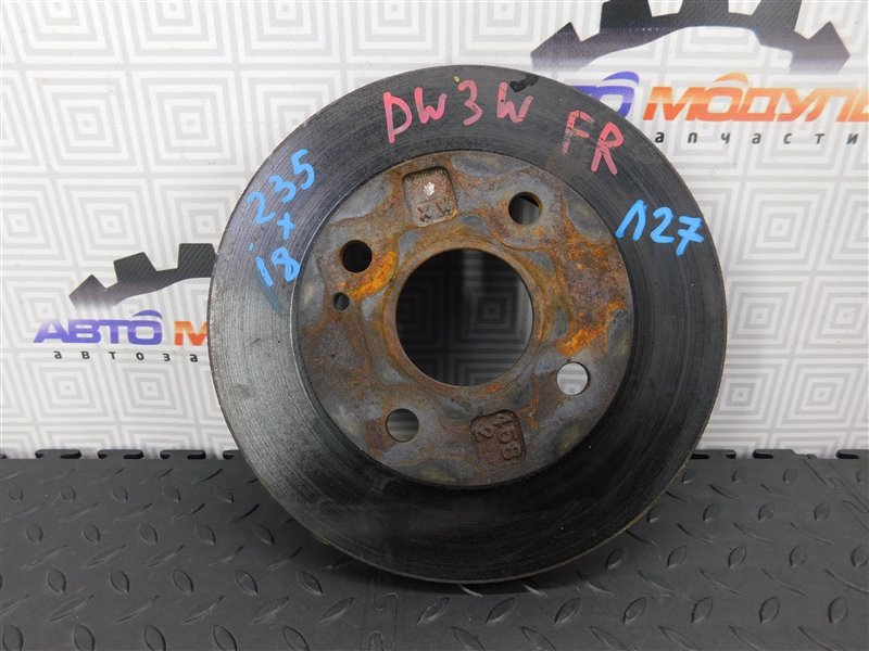 Диск тормозной MAZDA DEMIO DW3W B3 передний (б/у)