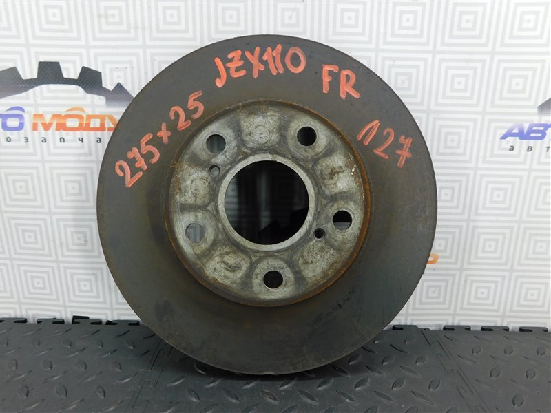 Диск тормозной TOYOTA MARK II JZX110 передний (б/у)
