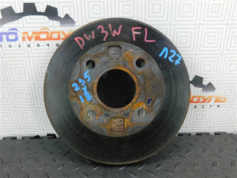 Диск тормозной MAZDA DEMIO DW3W B3 передний (б/у)