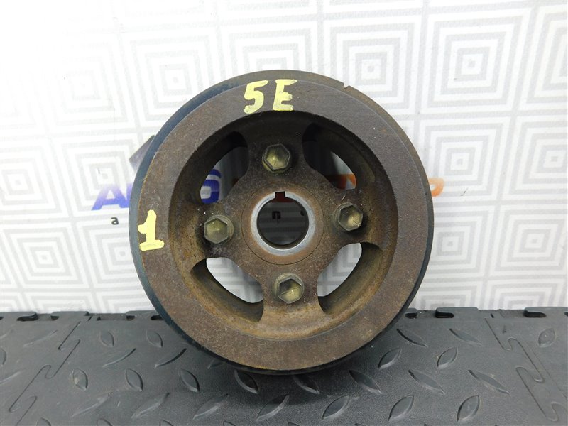 Шкив коленвала TOYOTA TERCEL EL51 4E-FE (б/у)