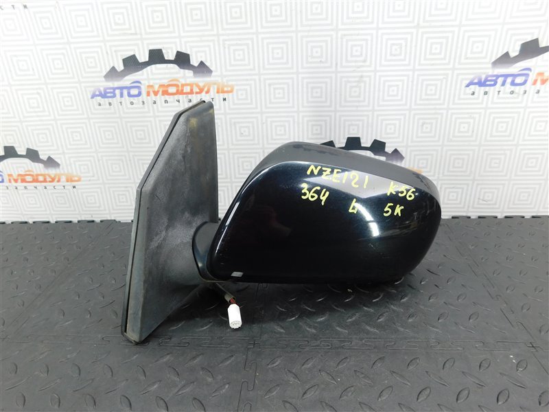 Зеркало TOYOTA ALLEX NZE121-0342255 1NZ-FE 2005 левое (б/у)