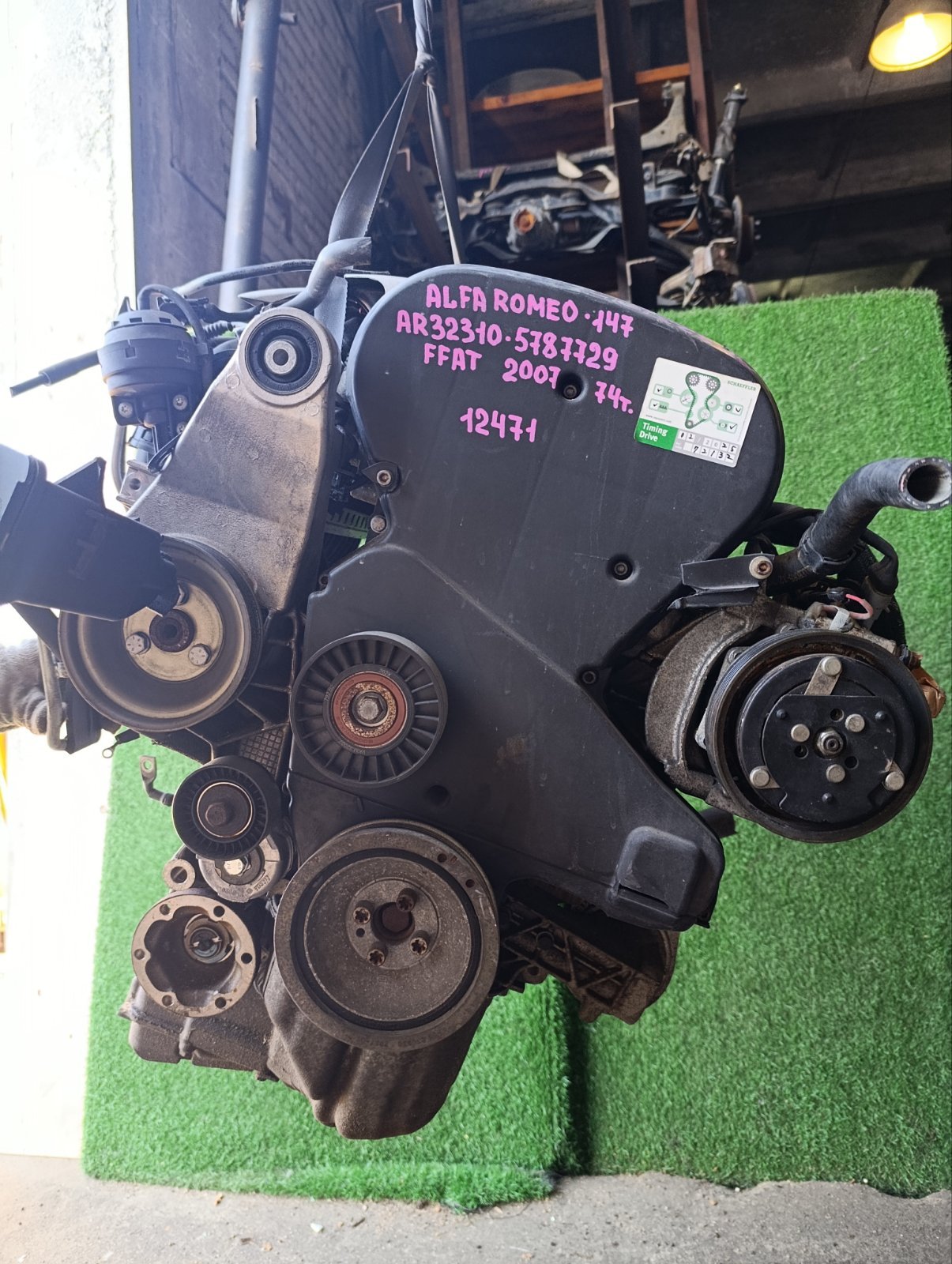 Двигатель ALFA ROMEO 147 2007 937B AR32310 контрактная