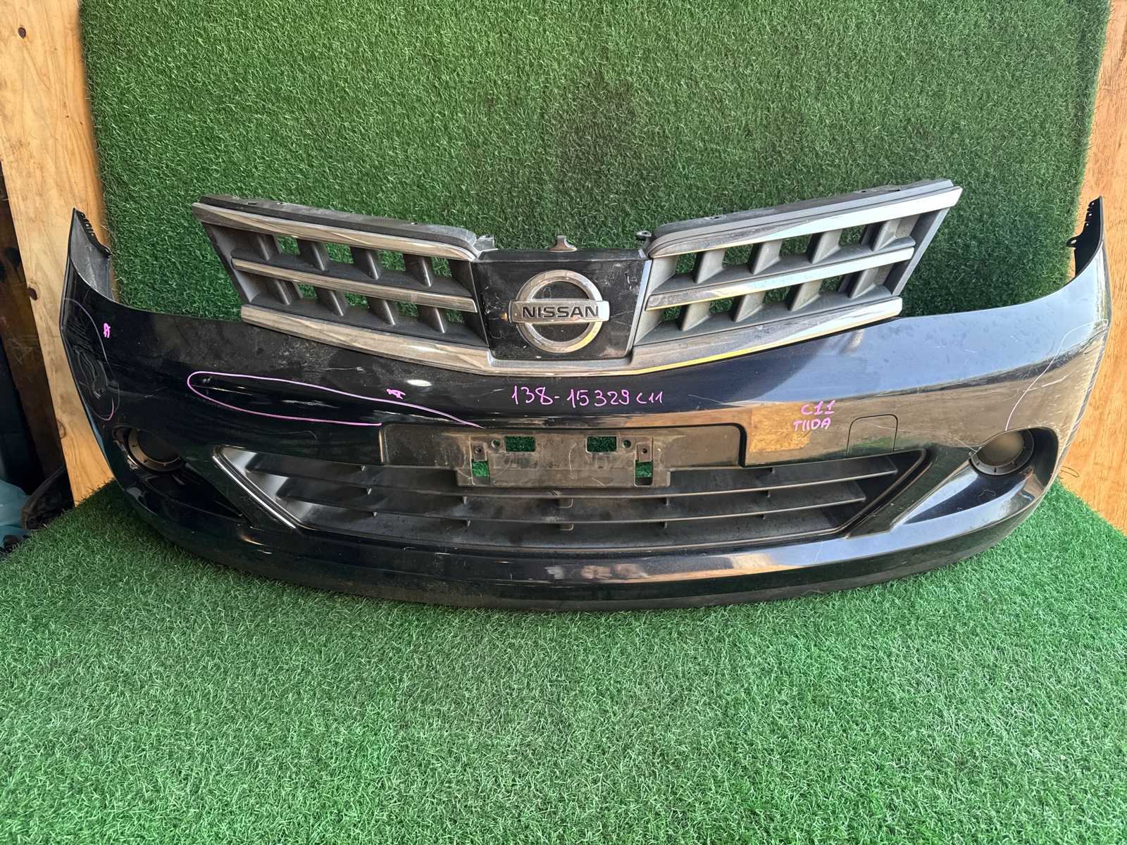 Запчасть бампер передний NISSAN TIIDA C11 620221JY0H контрактная Бампер передний NISSAN TIIDA C11 620221JY0H контрактная