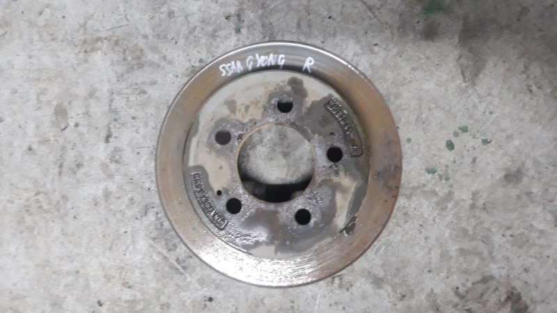 Диск тормозной задний Ssang Yong KYRON 2007-2016 DJ D20DT 4840109001 Б/У