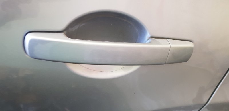 Ручка двери внешняя Nissan Qashqai (J10) J10 HR16DE 2012 задняя левая (б/у)