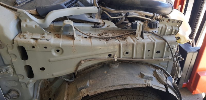 Лонжерон Nissan Qashqai (J10) J10 HR16DE 2012 передний правый (б/у)