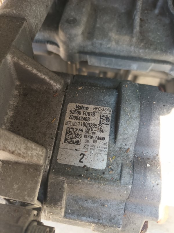 Компрессор кондиционера Nissan Note E11 HR15DE