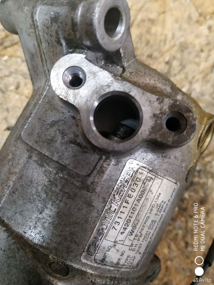 Компрессор кондиционера Impreza 2007-2012 G12 EL15