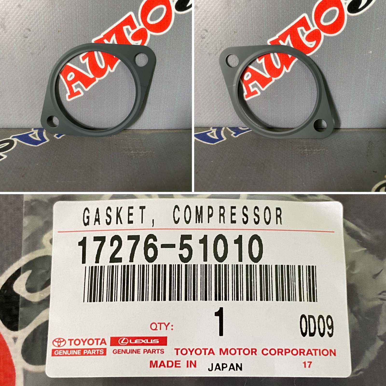 Прокладка турбины TOYOTA LAND CRUISER VDJ200 1VDFTV 17276-51010 новая